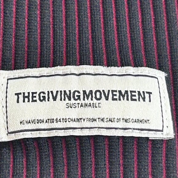 The Giving Movement Textured Geometric Dress Size L Sustainable Art to Wear Goth - Picture 8 of 12